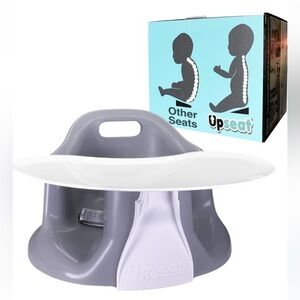Upseat Baby Floor Seat Booster Chair for Sitting Up with Removable Tray